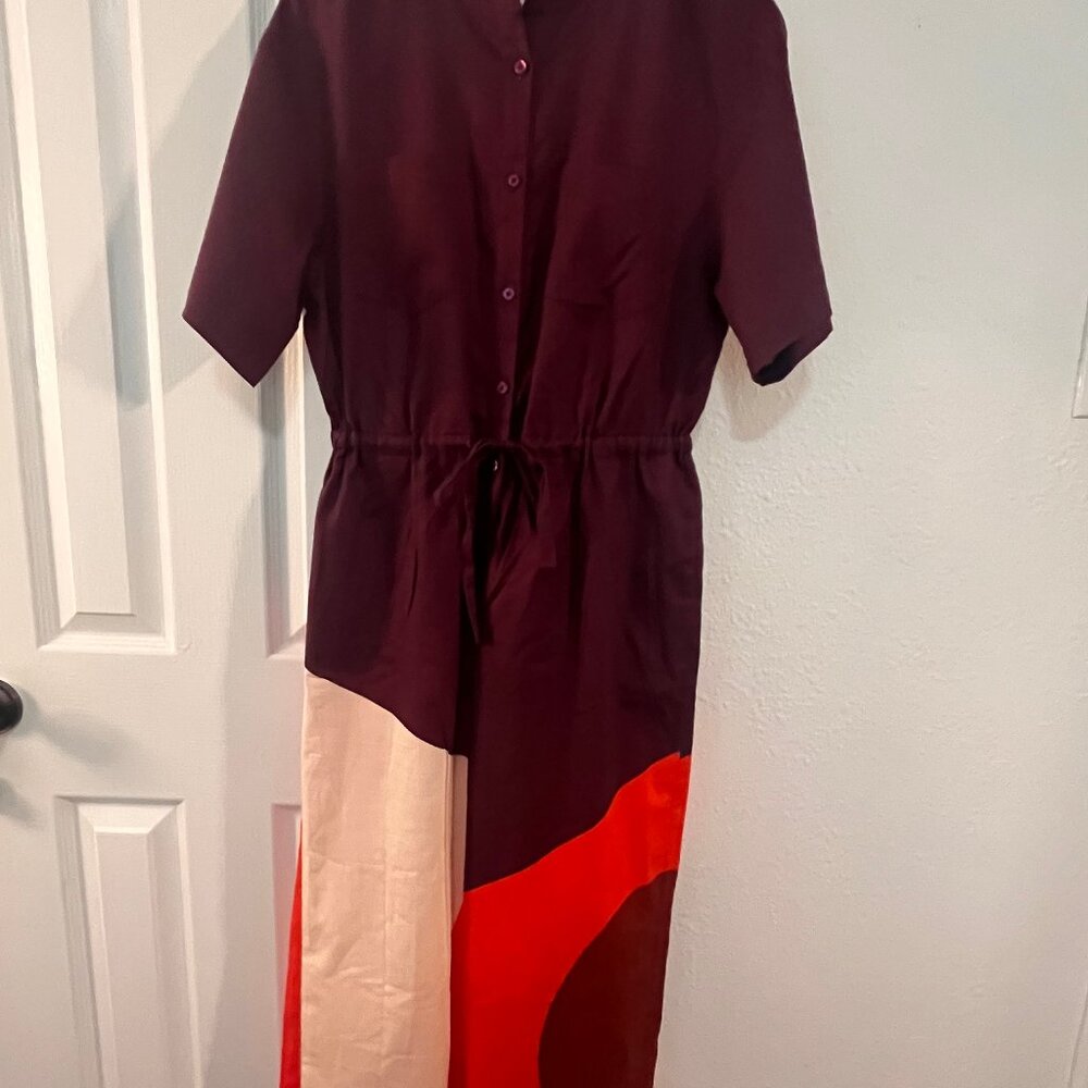 The Kit Purple and Red Jumpsuit- Small